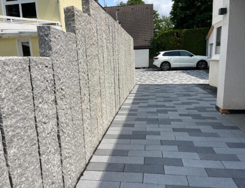 Herstellung einer Zufahrt + Terrasse